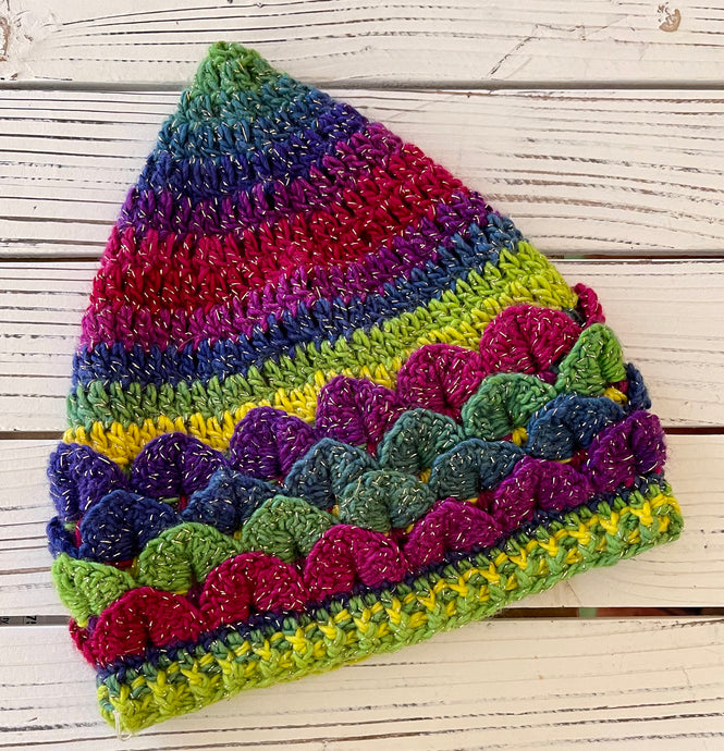 Pixie Hat - Electric Rainbow