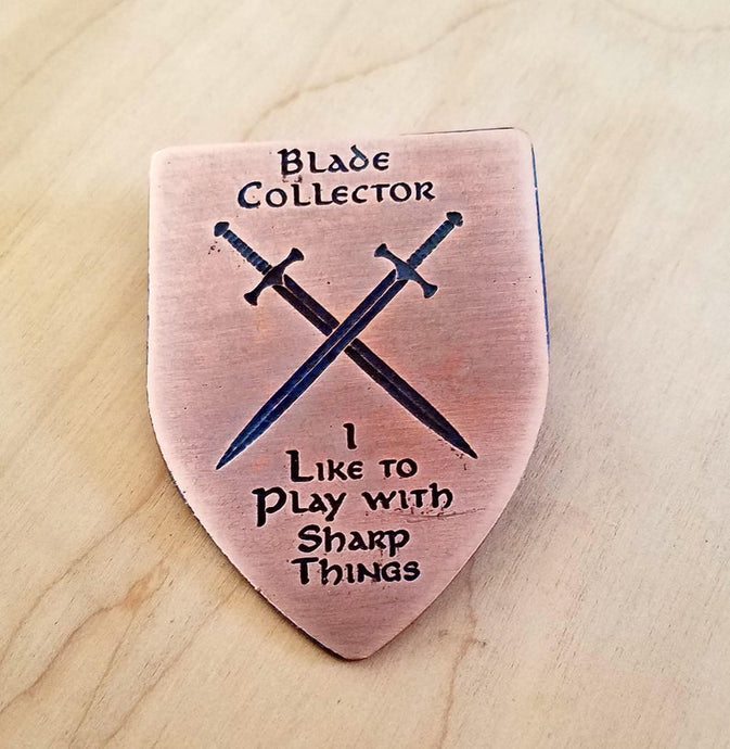 Blade Collector Medallion Pin
