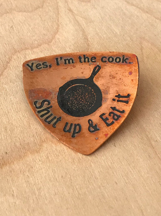 Cook Medallion Pin