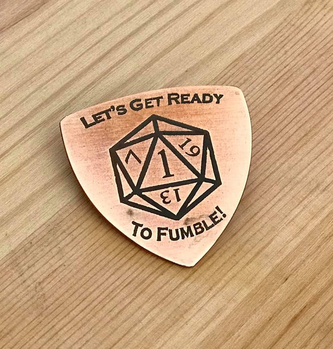 Critical Fumble Medallion Pin