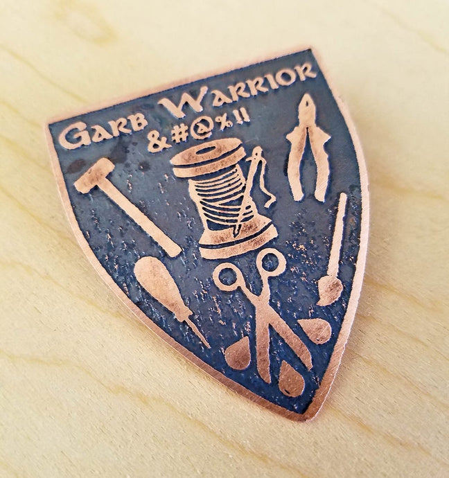 Garb Warrior Medallion Pin