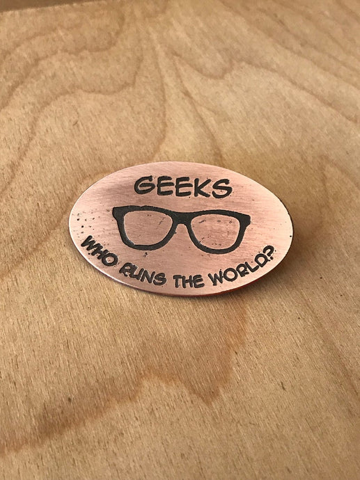 Geeks Medallion Pin