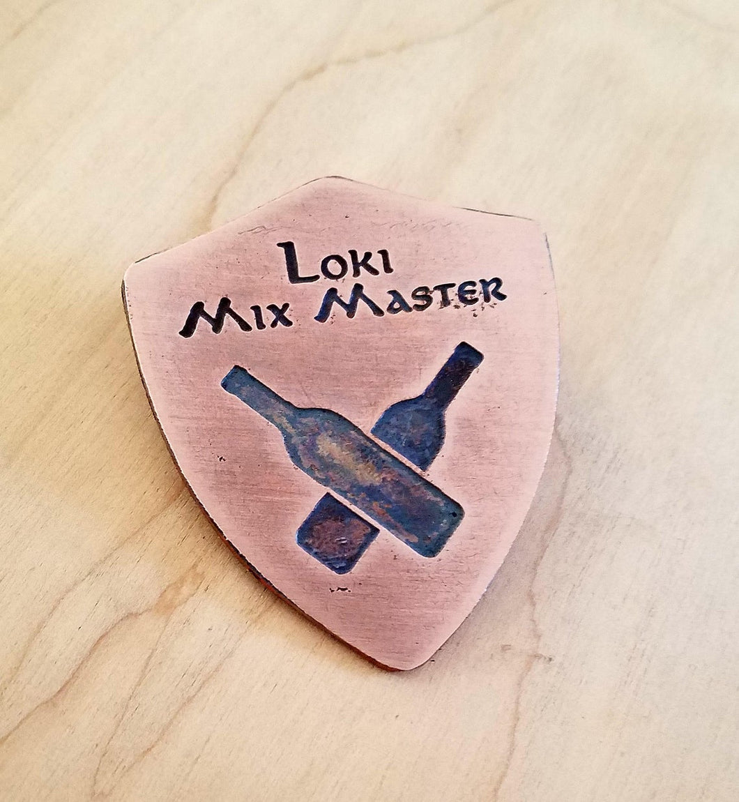 Loki Mixmaster Medallion Pin