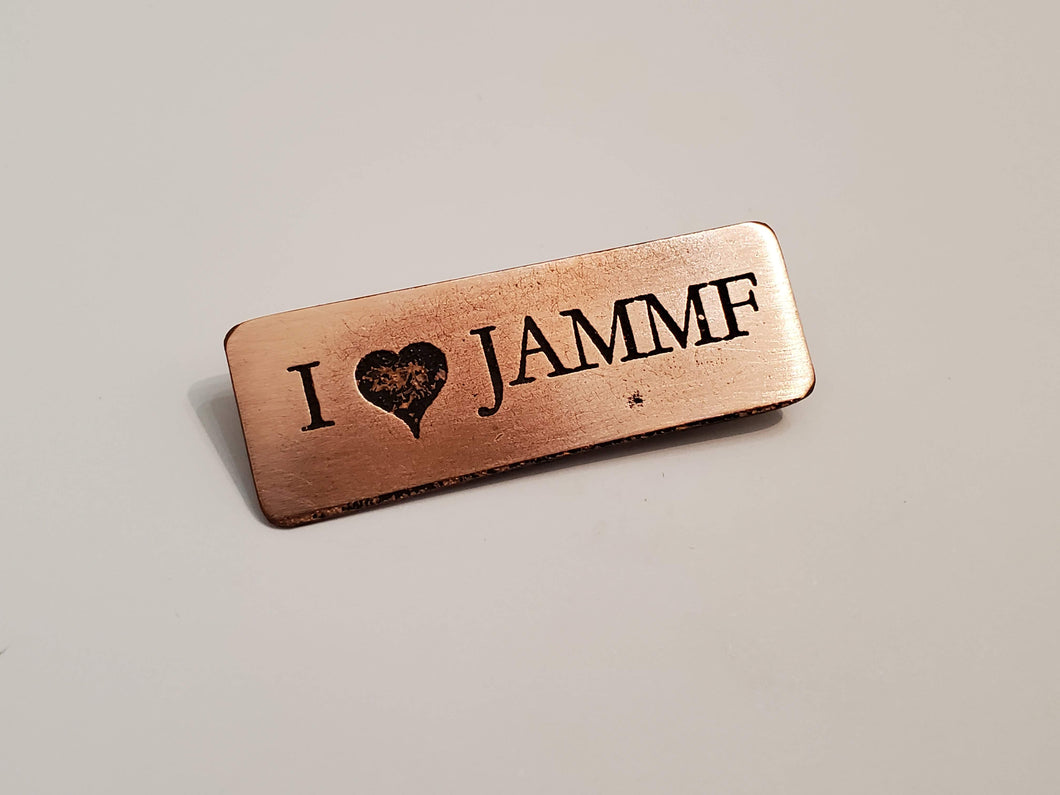 I Heart Jammf - Pin