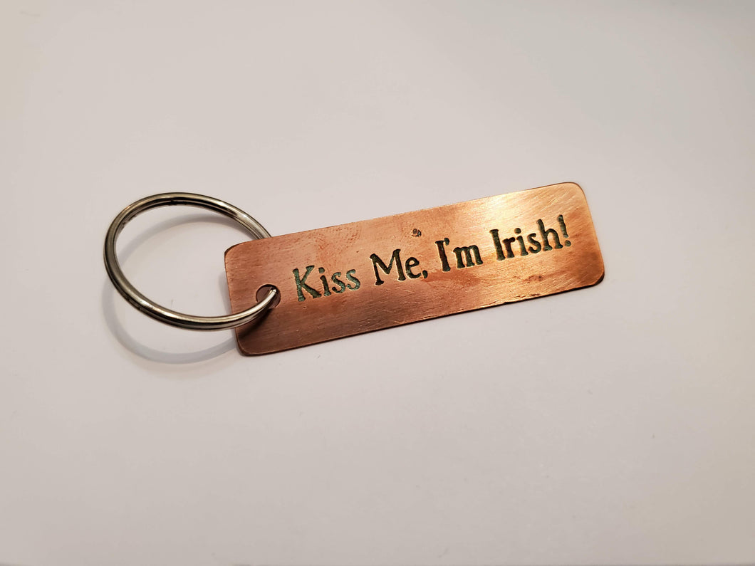 Kiss Me, I'm Irish - Key Chain