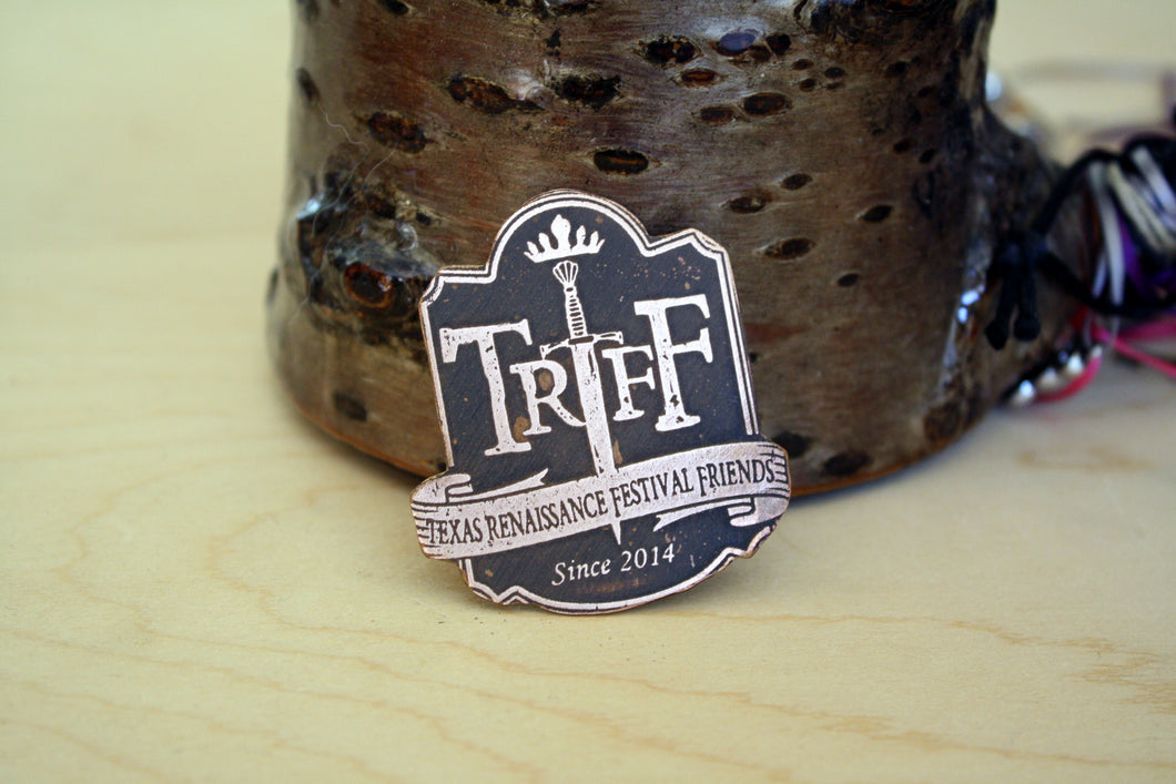 TRFF Medallion Pin