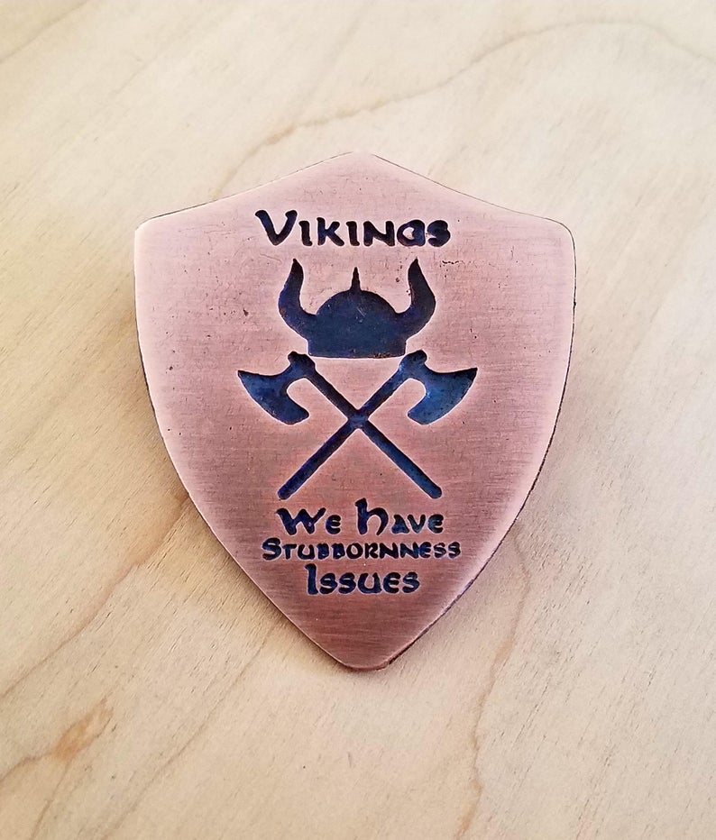 Vikings Medallion Pin