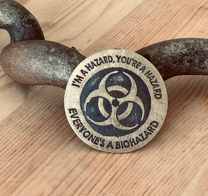 NEW DESIGN Biohazard Medallion Pin